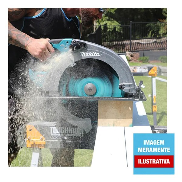 Encontraproduto.com.br - Serra Circular Profissional 415mm 40V XGT HS013GZ Makita
