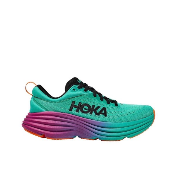 Tênis Hoka Bondi 8 Verde/Roxo Masculino