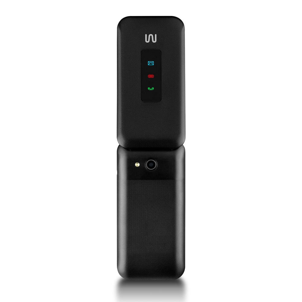 Encontraproduto.com.br - Celular Multilaser Flip Vita 3G Dual Chip com Botão SOS + Rádio FM + MP3 + Bluetooth + Câmera - Preto - P9140OUT [Reembalado]