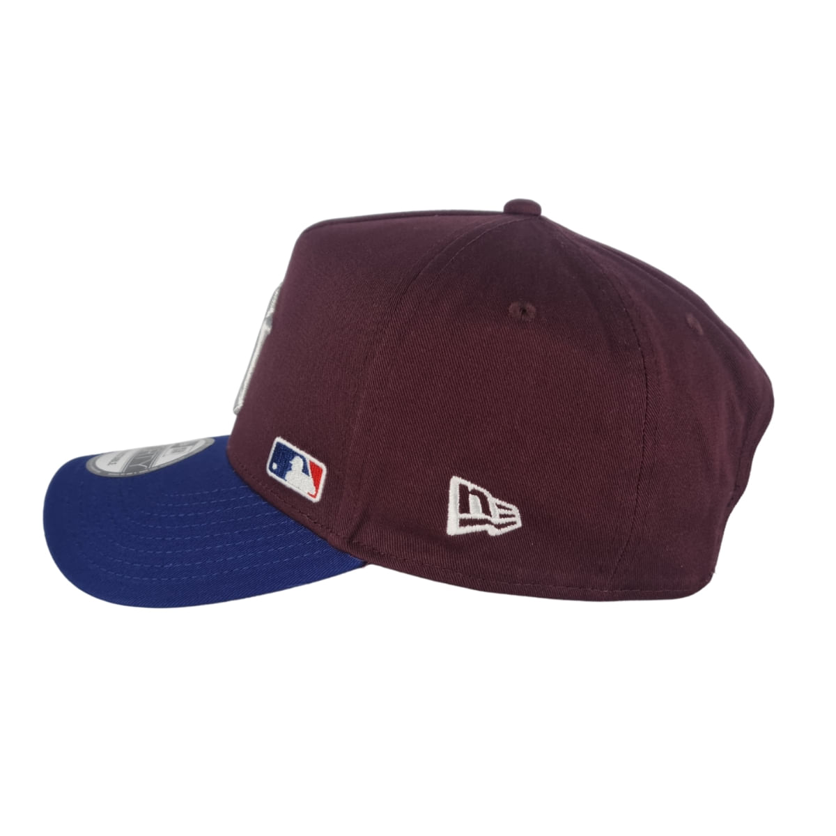 Encontraproduto.com.br - Boné New Era 940 A-Frame New York Yankees Institutional Style Vermelho Escuro
