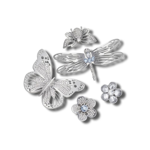 Encontraproduto.com.br - Jibbitz™ Jardim de Prata Pack com 5 Peças