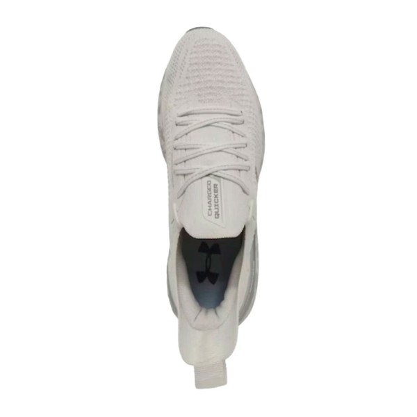 Encontraproduto.com.br - Tênis De Corrida Masculino N°43 Under Armour Charged Quicker 2 Branco E Prata (MP)