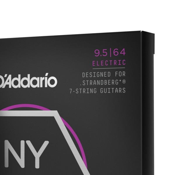 Encontraproduto.com.br - Encordoamento Para Guitarra 7 Cordas 9.5-64 (2 Bolinhas) DAddario NYXL09564SB