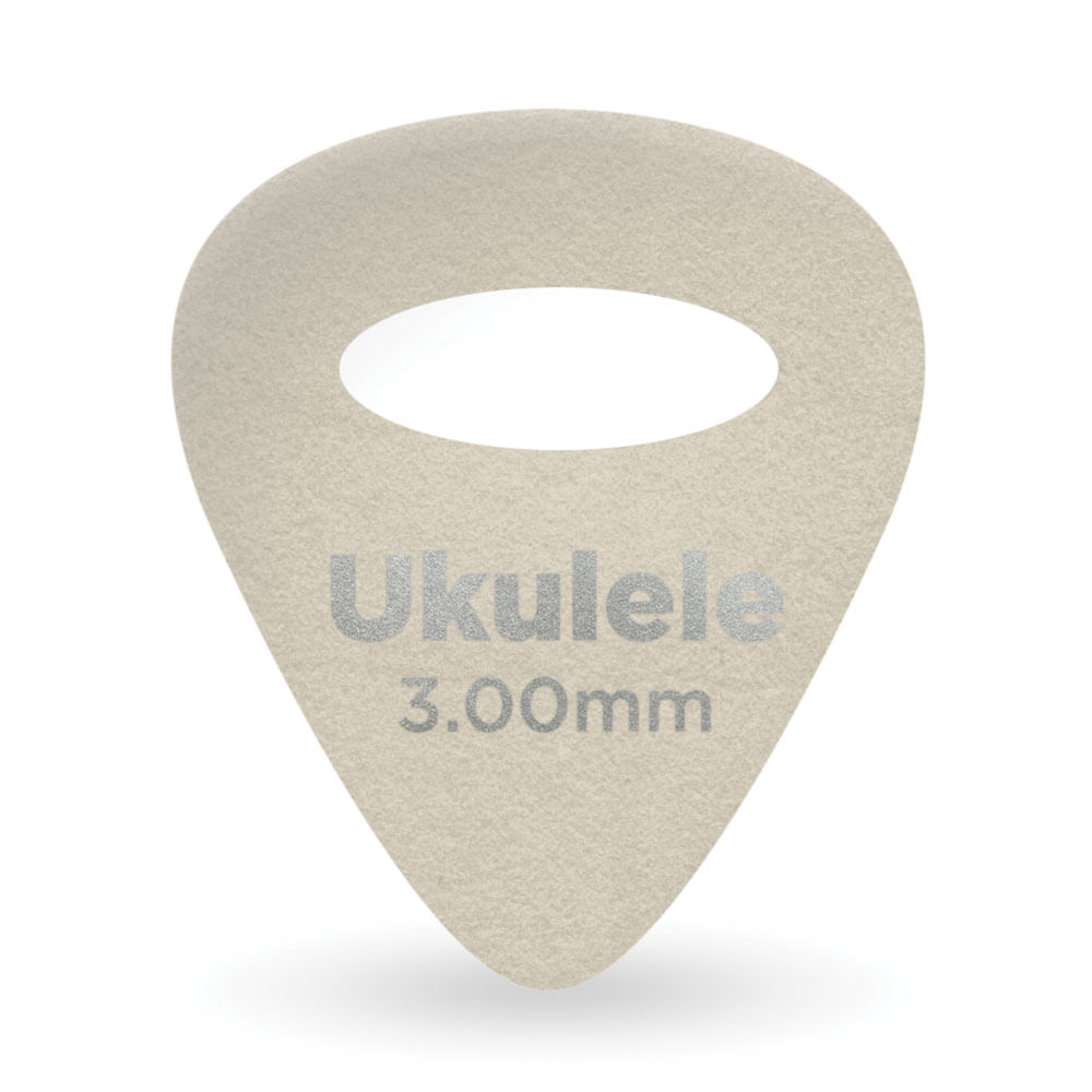 Encontraproduto.com.br - Palheta Para Ukulele De Feltro 3.0mm (4 Unidades) DAddario 1FLT9-04
