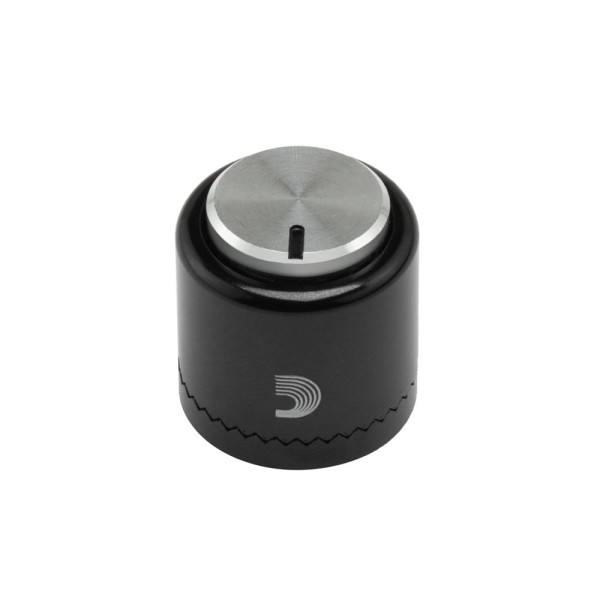 Encontraproduto.com.br - Knob De Alumínio Para Instrumentos E Periféricos Grande Preto/Prata DAddario LokNob Pro PW-LNPL-01BS