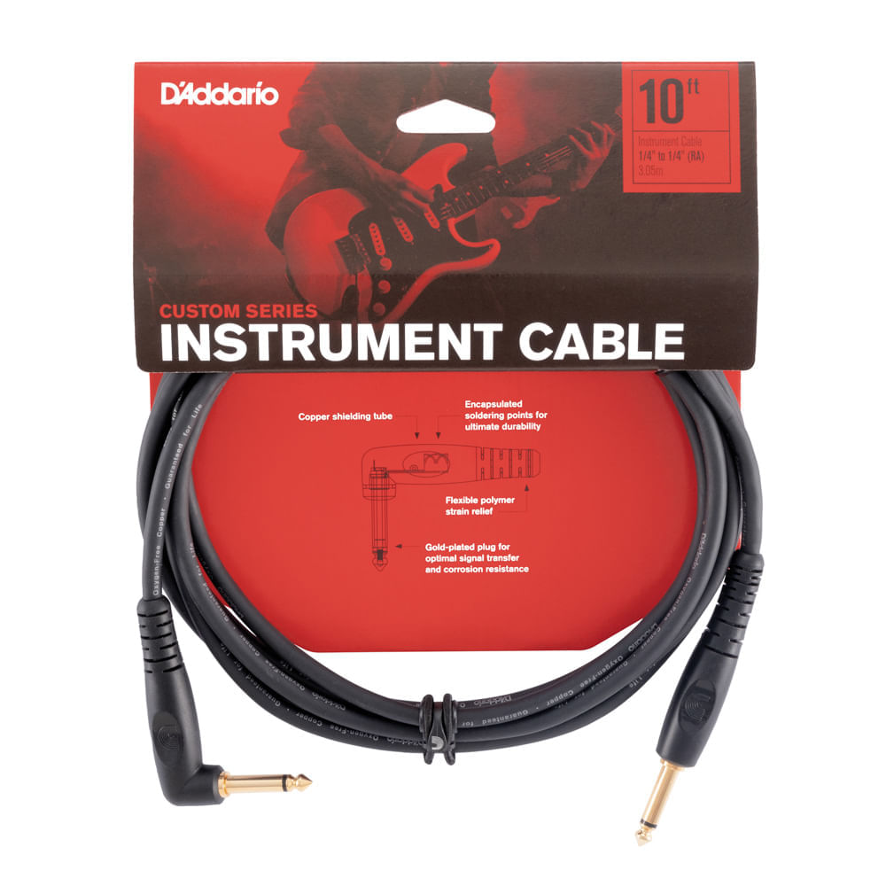 Encontraproduto.com.br - Cabo Para Instrumentos 3,05m D Addario Custom Pw-gra-10 [f035]