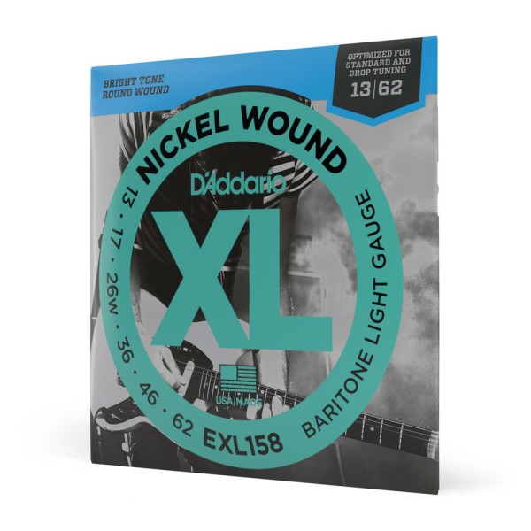 Encordoamento Para Guitarra 13-62 DAddario XL Nickel EXL158