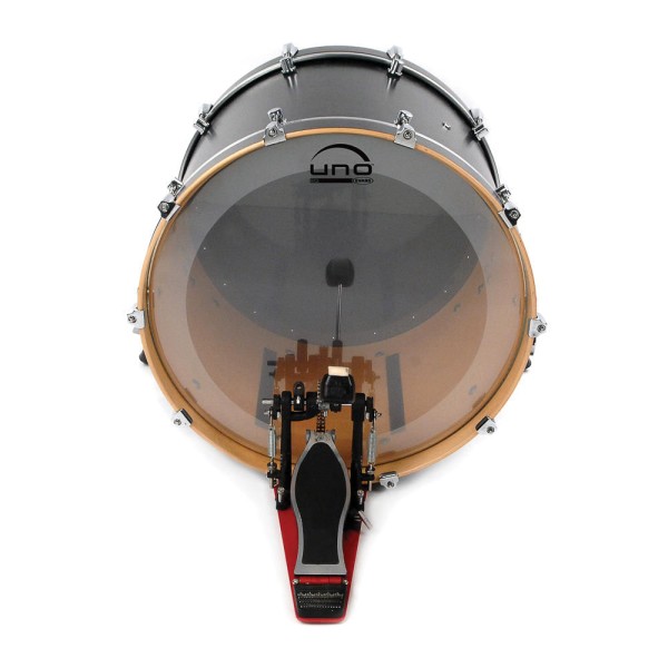 Pele Batedeira Para Bumbo 20 Transparente Uno By Evans EQ4 UBD20EQ4