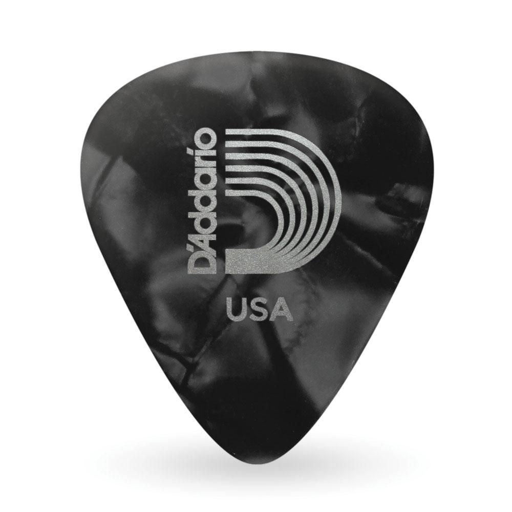 Encontraproduto.com.br - Palheta Celulóide Preta Perolada Xpesada D Addario 1cbkp7-10 [f035]