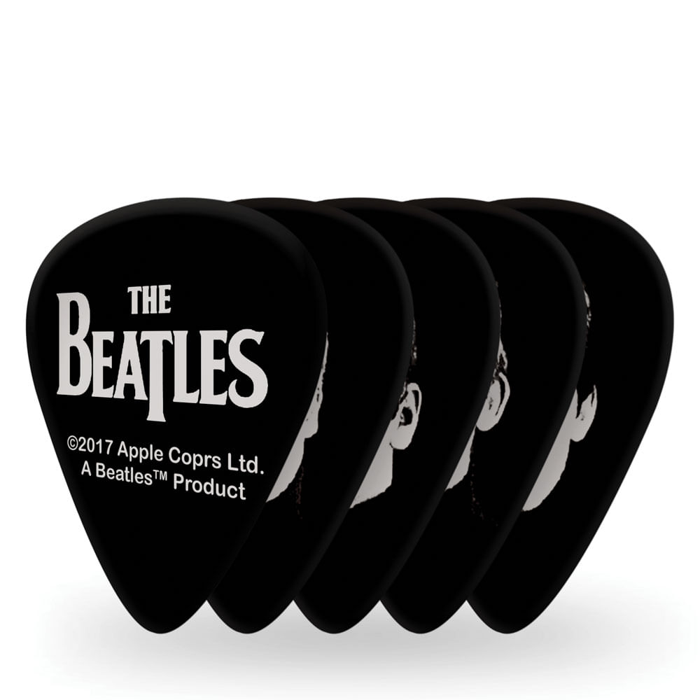 Encontraproduto.com.br - Palheta Para Instrumentos .50mm Leve Meet The Beatles (10 Unidades) DAddario The Beatles Collection 1CBK2-10B2
