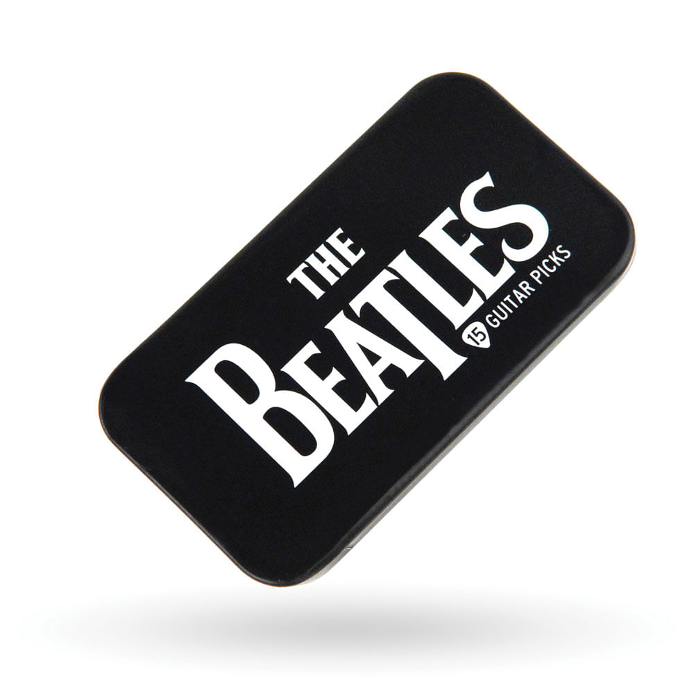 Encontraproduto.com.br - Palheta Para Instrumentos .70mm Com Lata Especial Logo (15 Unidades) DAddario The Beatles Collection 1CAB4-15BT1