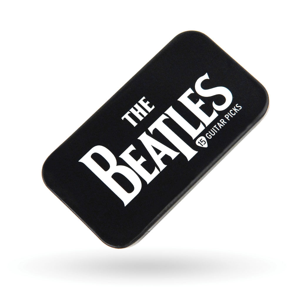 Encontraproduto.com.br - Palheta Para Instrumentos .70mm Com Lata Especial Logo (15 Unidades) DAddario The Beatles Collection 1CAB4-15BT1