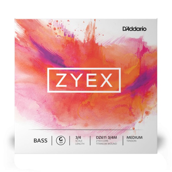 Encontraproduto.com.br - Corda Avulsa Para Contrabaixo Acústico SOL Tensão Média DAddario Zyex DZ611 3/4M
