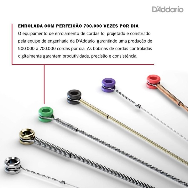 Encontraproduto.com.br - Encordoamento Para Violão Aço 11-52 Com Corda Extra PL011 DAddario 85/15 Bronze EZ910-B