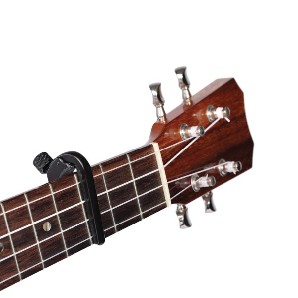 Encontraproduto.com.br - Capotraste Para Ukulele Preto DAddario Pro PW-CP-12