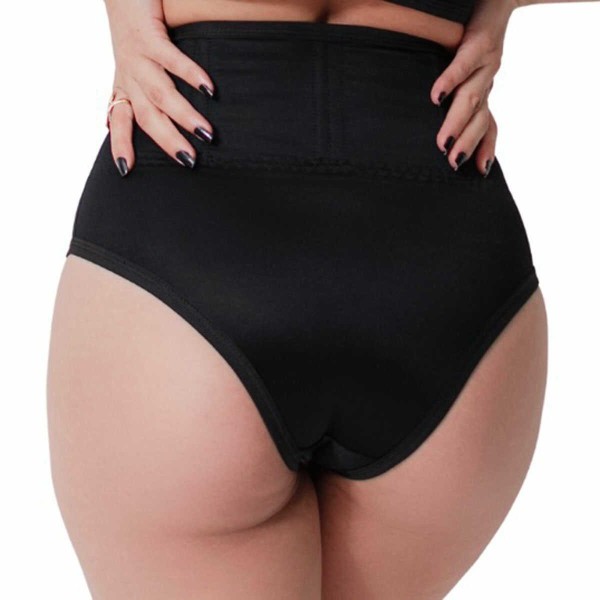 Encontraproduto.com.br - Calcinha Modeladora XG Sheila Cintas Preto (MP)