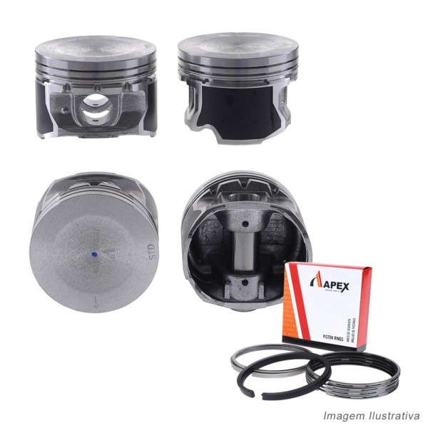 Encontraproduto.com.br - PISTAO COM ANEL - FORD ESCORT ZETEC 1.8L 16V - APEX