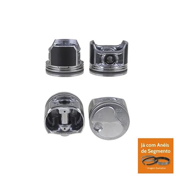 Encontraproduto.com.br - PISTAO COM ANEL - FORD ECOSPORT FIESTA KA 1.0 8V ZETEC ROCAM FLEX