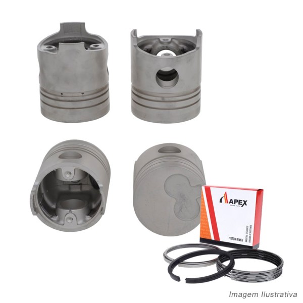 Encontraproduto.com.br - PISTAO COM ANEL - MAZDA EMPILHADEIRA XA - APEX