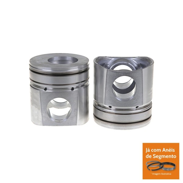 Encontraproduto.com.br - PISTAO COM ANEL - CUMMINS SERIE B 4B/4BT 3.9L 4CIL | 6BT 6CIL - MAHLE
