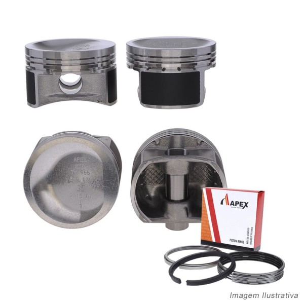 Encontraproduto.com.br - PISTAO COM ANEL - FIAT DOBLO IDEA PALIO 1.4 8V FIRE FLEX - APEX