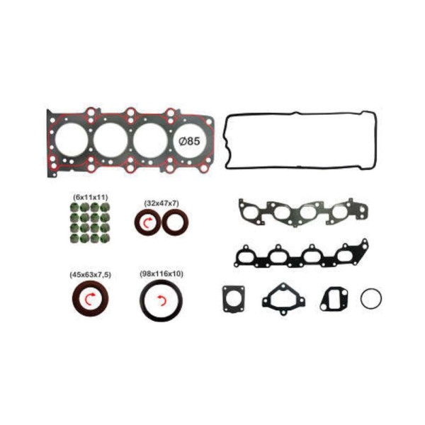 JUNTA DO MOTOR - GM TRACKER/ SUZUKI VITARA 2.0 16V J20A APOS 1998 | C/RET S/FLG - BASTOS