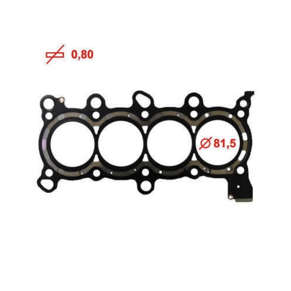 JUNTA DO CABECOTE - HONDA NEW CIVIC 1.8 16V R18A APOS 2006/ ACCORD CRV 2.0 16V R20A APOS 2009 - BASTOS