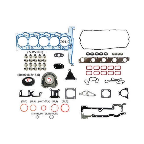 Encontraproduto.com.br - JUNTA DO MOTOR - CB ACO INOX FORD RANGER 3.2L  | TROLLER T4 20V 5CIL C/RETS C/FG DURATORQ  5CIL - BASTOS