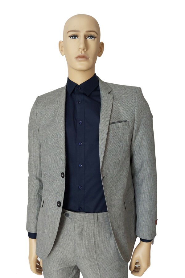Costume Slim Angelo Campana Cinza
