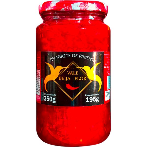 Encontraproduto.com.br - Vinagrete de Pimenta Vale do Beija-Flor Vidro com 195g