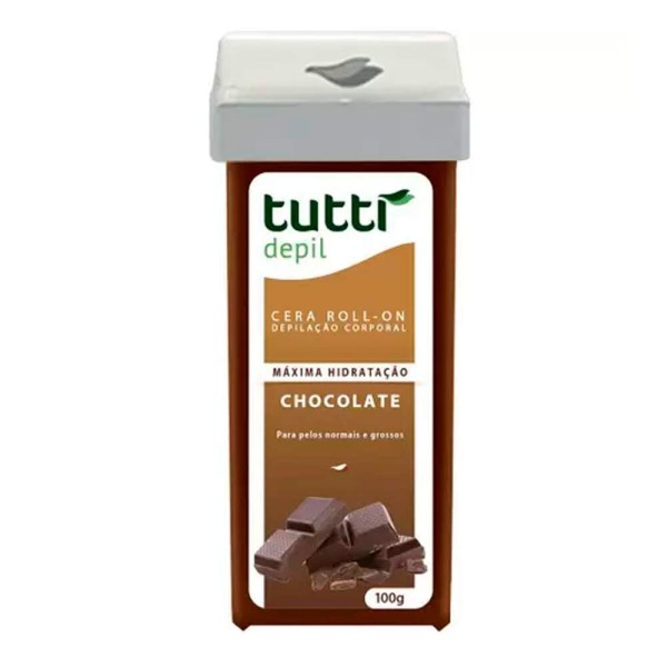 Encontraproduto.com.br - Cera Depilatória Roll-On Chocolate Tutti 100G