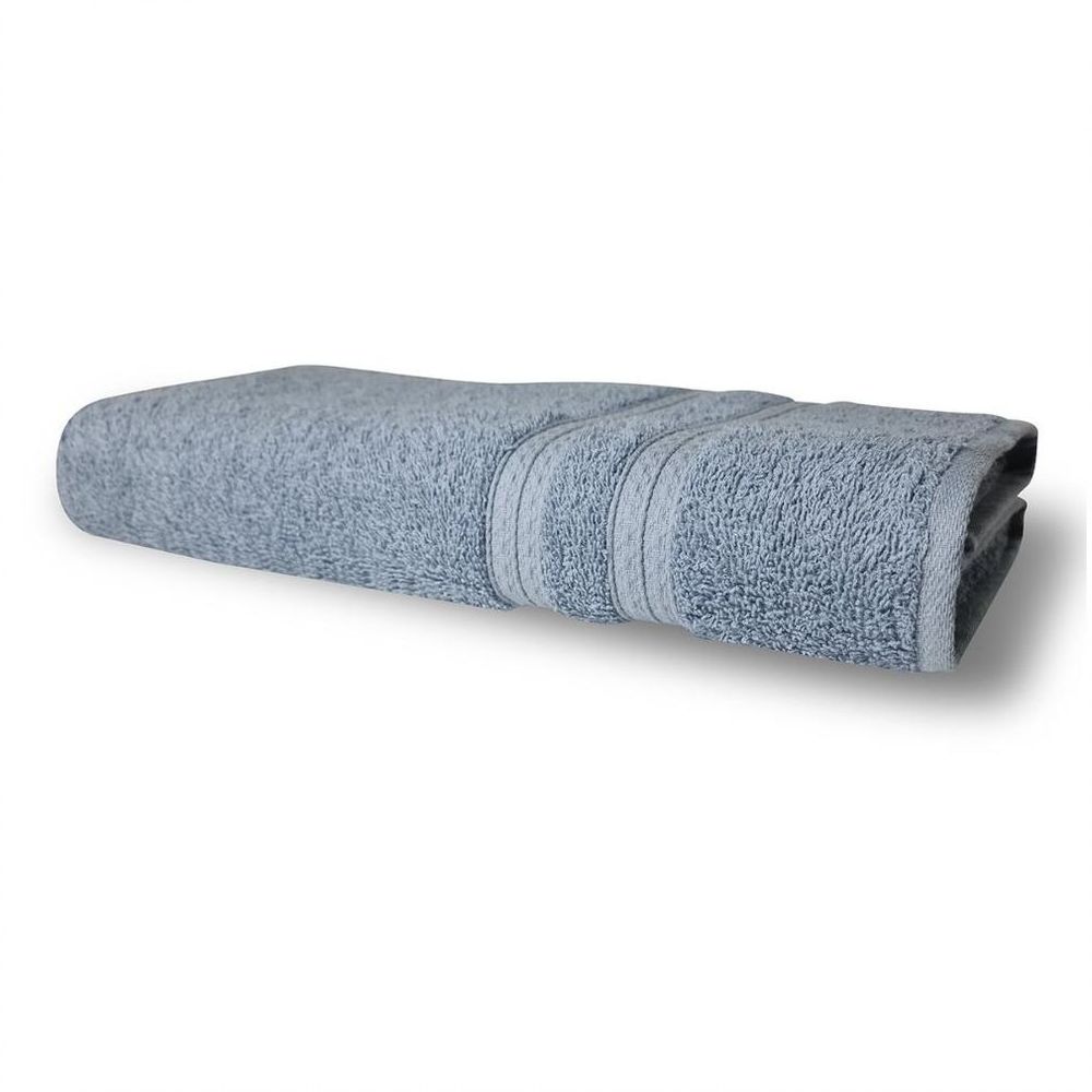 Encontraproduto.com.br - Jogo 2 Toalhas Lisboa 1 Banho 1 Rosto Grossa 100% Algodão 430g/m² Azul