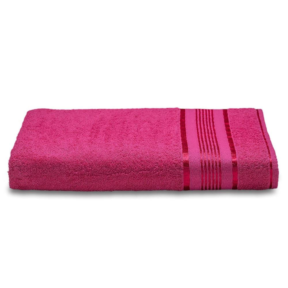 Encontraproduto.com.br - Jogo de Toalhas Gigantes 2 Banho 2 Rosto Egito 100% Algodão Rosa