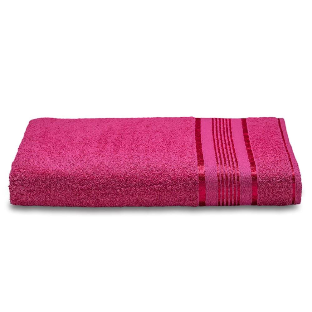 Jogo de Toalhas Egito 2 Banhos 2 Rostos e 2 Pisos 380g/m² 100% Algodão Rosa