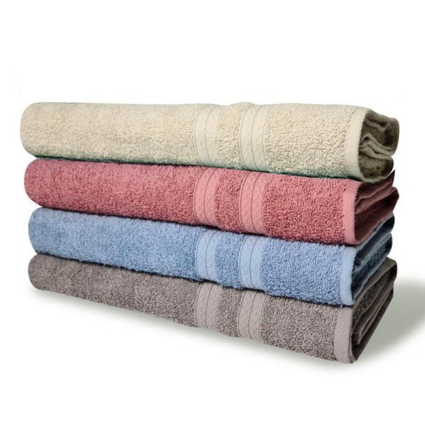 Kit com 6 Toalhas Banho 430g/m² Grande Grossa 80x150cm Lisboa Sortido