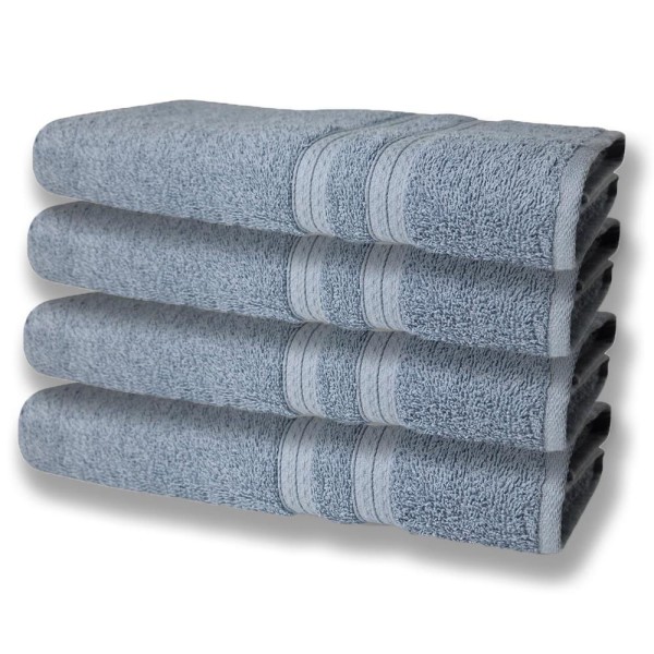 Encontraproduto.com.br - 8 Toalhas Grande Super Felpudas e Grossa 80x150  100% Algodão Azul
