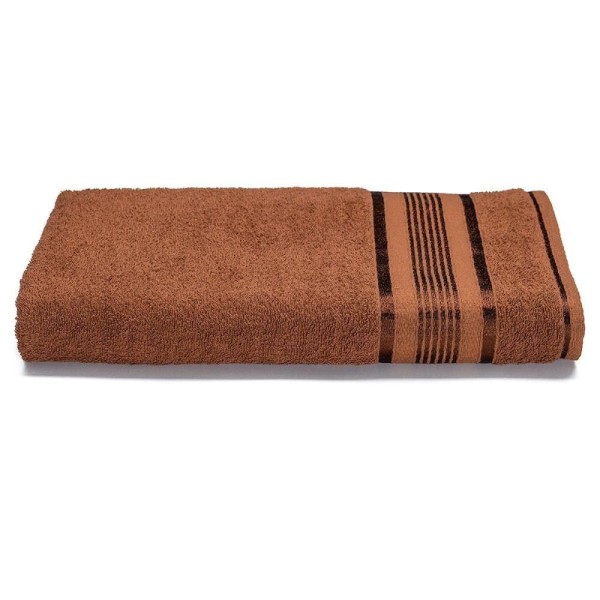 Encontraproduto.com.br - 2 Toalhas Plus Size Grossa e Macia 80x180 Vermelho+Marrom