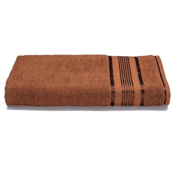 Encontraproduto.com.br - 2 Toalhas Plus Size Grossa e Macia 80x180 Vermelho+Marrom
