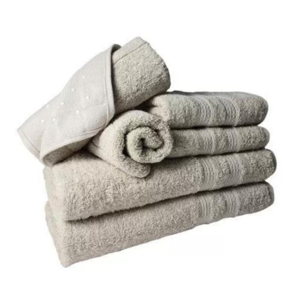 Encontraproduto.com.br - Jogo de Toalhas 8 Banhos 8 Rostos 8 Pisos Grande Grossa AZ+BR+BG+CZ