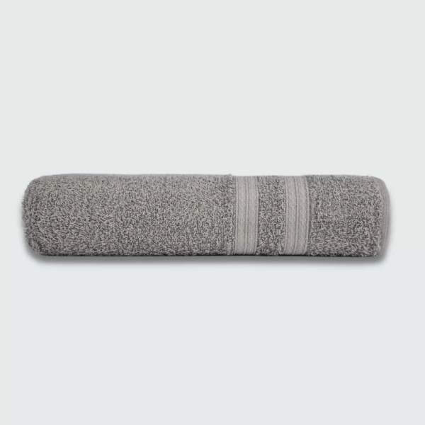 Encontraproduto.com.br - Jogo De Toalha 6 Pçs Gigante Felpuda Itália Soft 100% Algodão Cinza