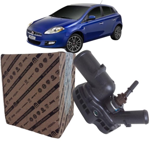 Encontraproduto.com.br - Válvula Termostática Fiat Motor 1.6 1.8 16v E-Torq Original
