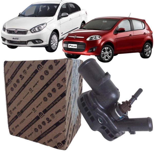 Encontraproduto.com.br - Válvula Termostática Fiat Motor 1.6 1.8 16v E-Torq Original