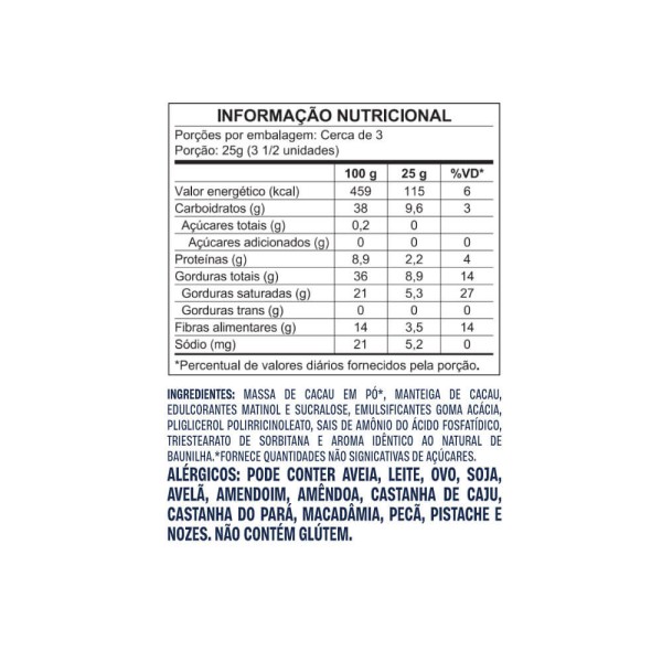 Encontraproduto.com.br - Potinho Marshmallow + 2 Deli Deli 70% cacau zero adição de açúcares