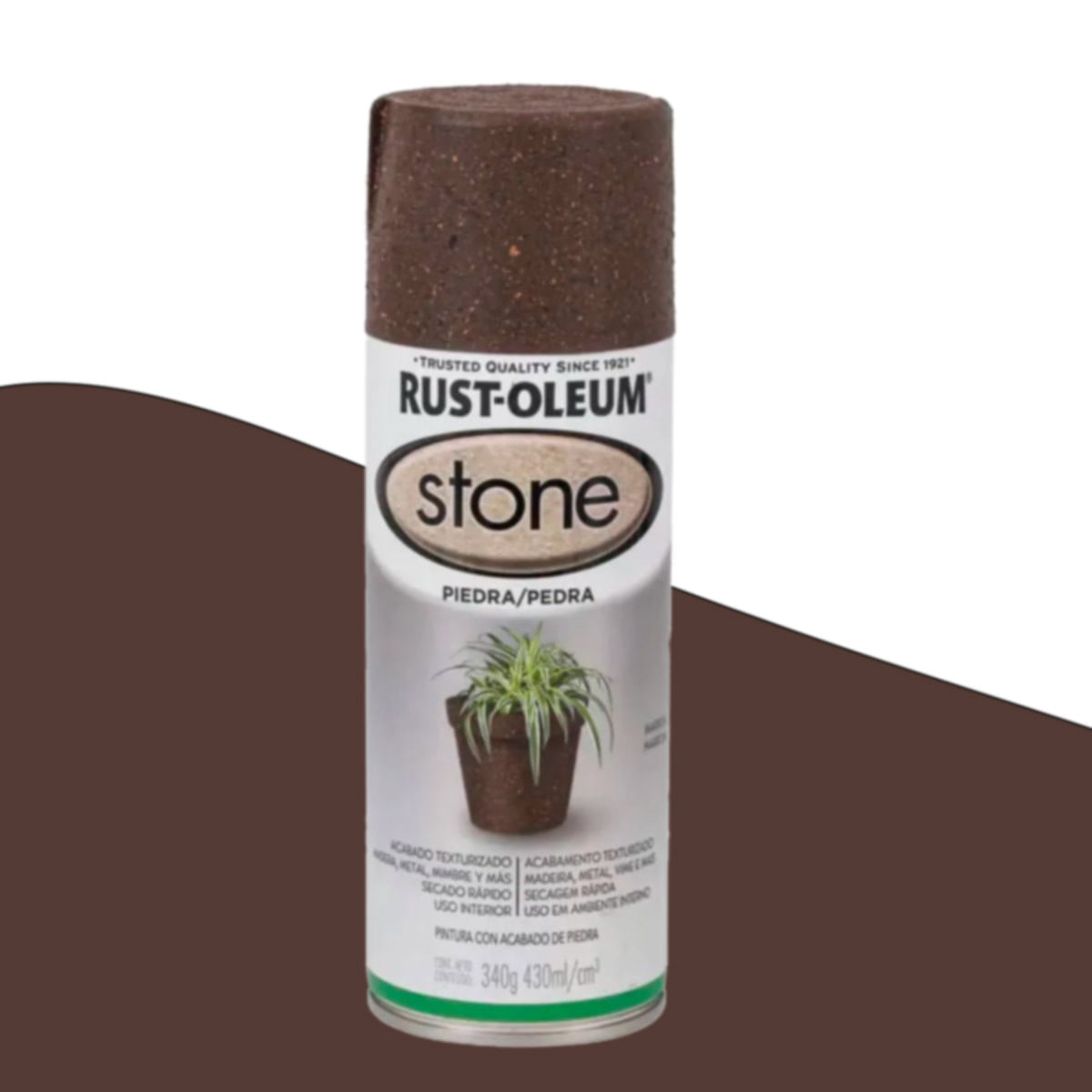Encontraproduto.com.br - Tinta Spray Stone Pedra Preto 340g Viapol