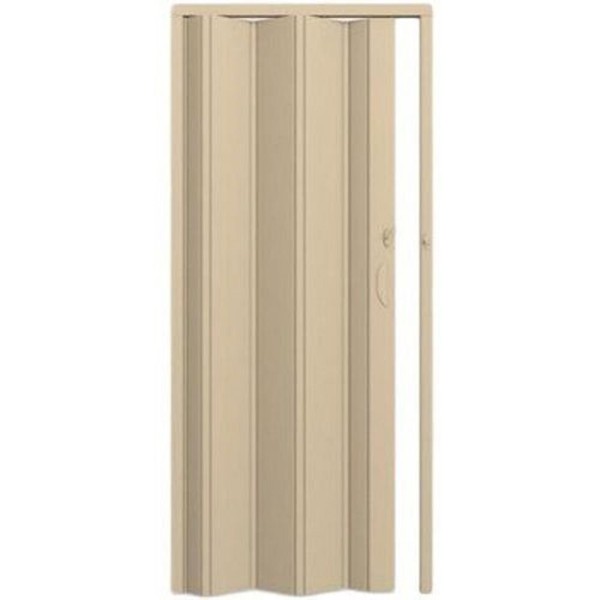 Porta Sanfonada em Pvc Practice 90x210cm Bege Vitesse