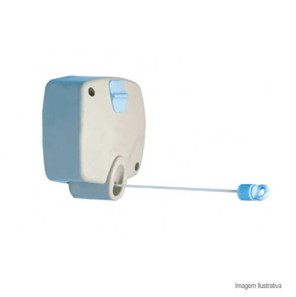 Encontraproduto.com.br - Varal de parede rotoflex 1 corda 5 metros secalux /ref:81030.
