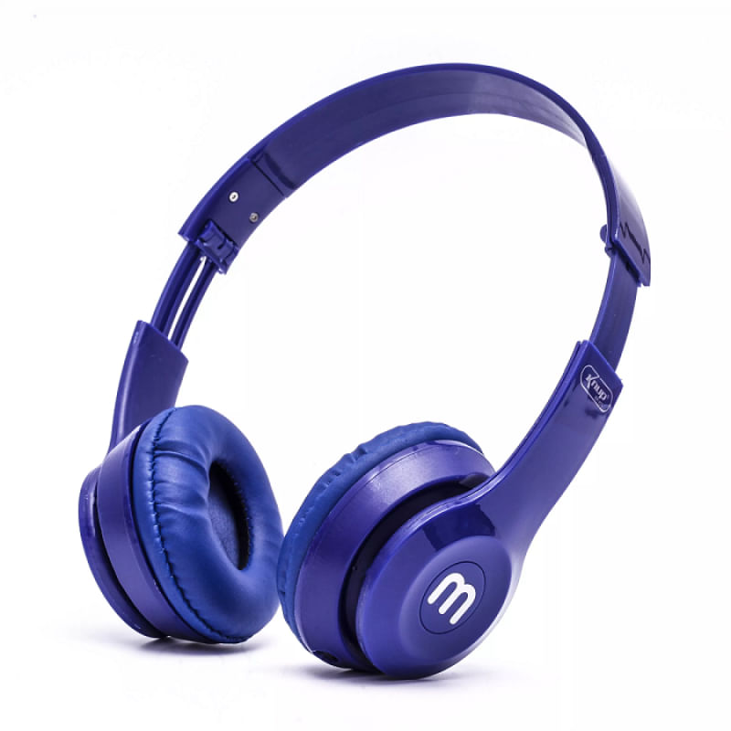 Encontraproduto.com.br - Fone de Ouvido Dobravel com Microfone P2 KNUP AZUL
