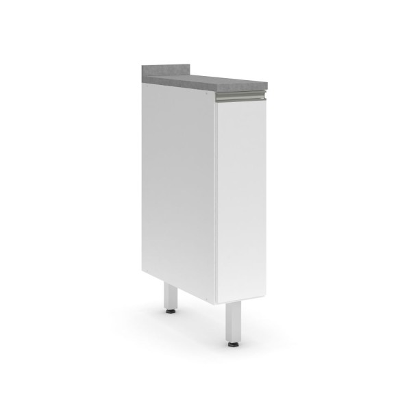 Encontraproduto.com.br - Balcão Mila Com Tampo 1 Porta 20cm -