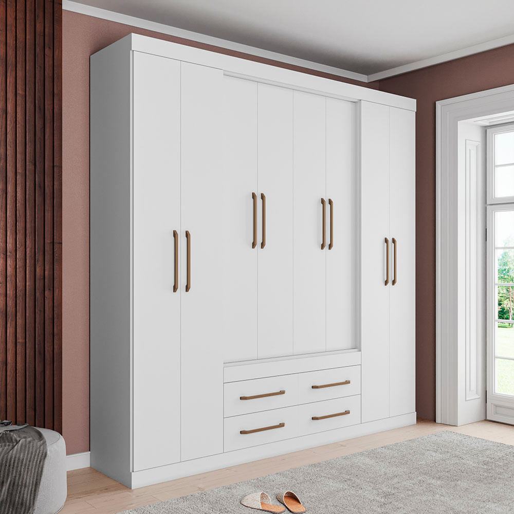 Guarda Roupa Havana 8 Portas E 4 Gavetas -