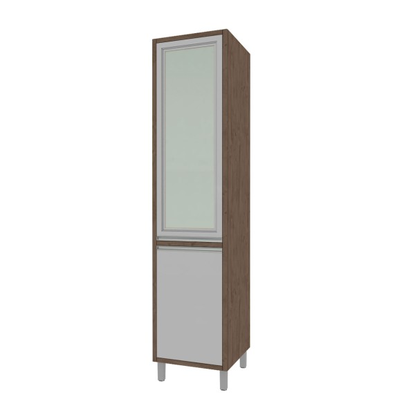 Paneleiro Maresia 2 Portas Com Vidro 50cm -
